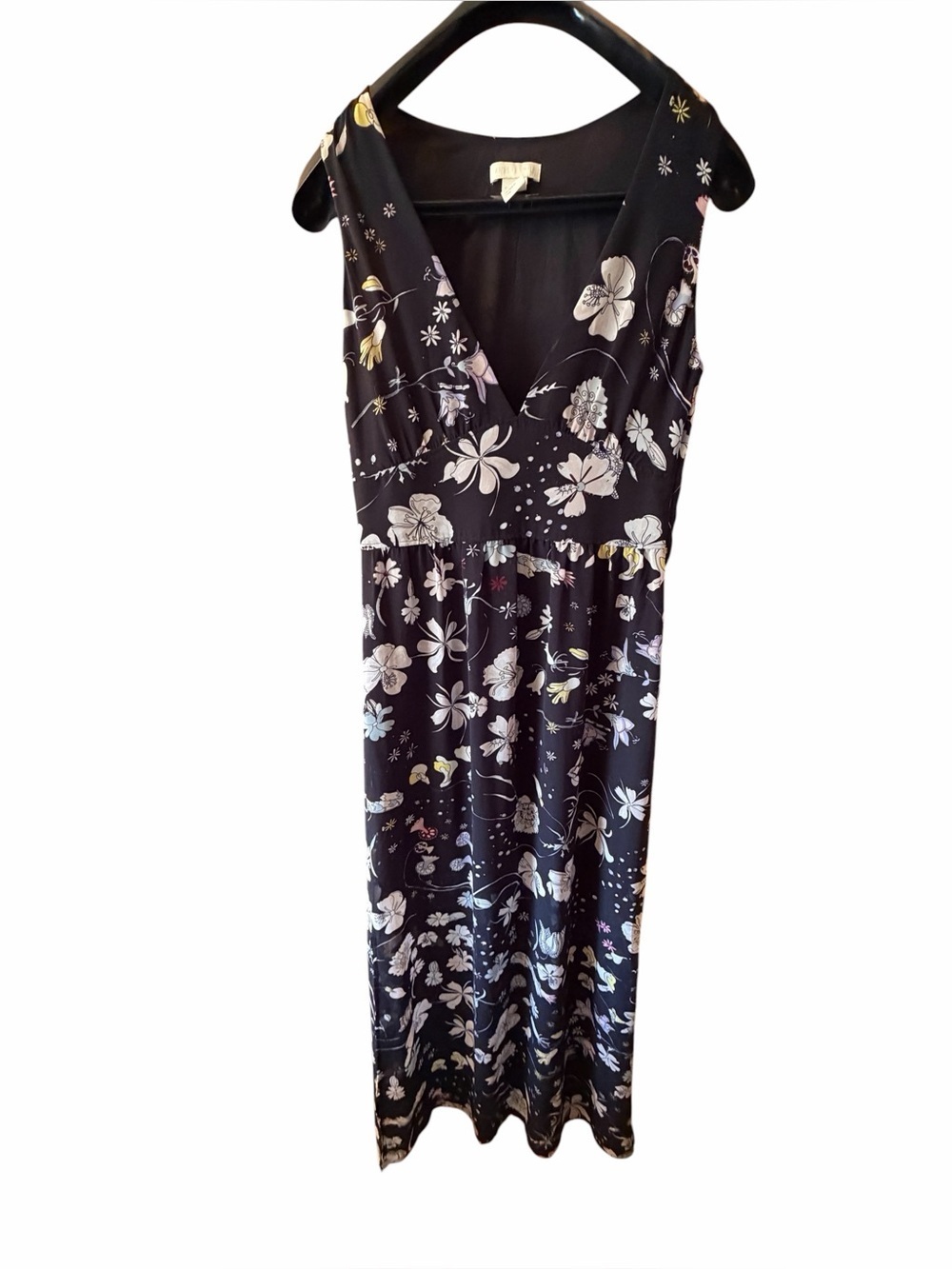H&M Conscious Collection Floral Maxi Dress-Lined-Size 8